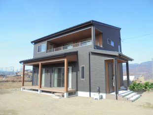 山梨県笛吹市Ｔ様邸新築住宅の外観