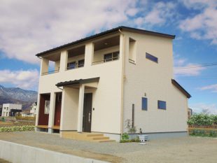 山梨県南アルプス市Ｍ様邸新築住宅の外観