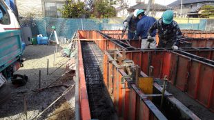 甲府市T様邸 基礎立ち上がり