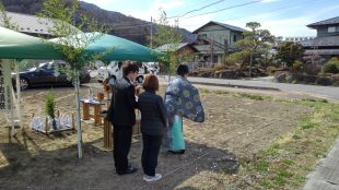 小林麻様 地鎮祭②