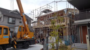 高木様邸建て方