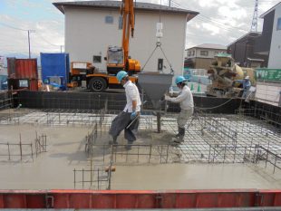 龍地F様邸 基礎工事⑤